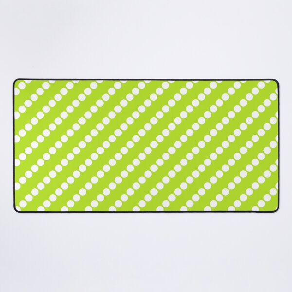 Item preview, White Polka Dots on Neon Lime Green(CL) designed and sold by POLKAIWERX.