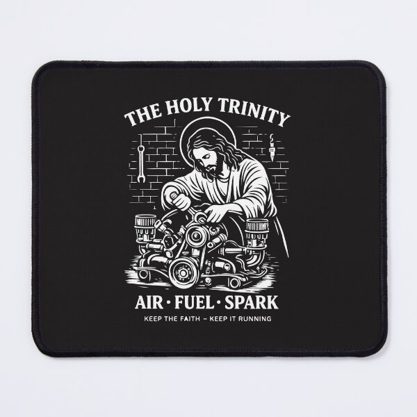 Item preview, The Holy Trinity Air Fuel Spark Funny Mechanic Christian Design designed and sold by kiralynstration.