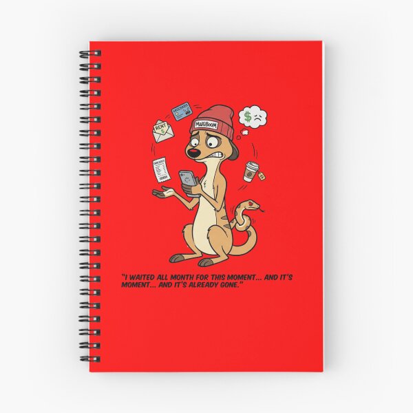 Item preview, Payday Anxiety - Crazy Meerkat & The Empty Wallet Paradox designed and sold by mAXiBoOM.