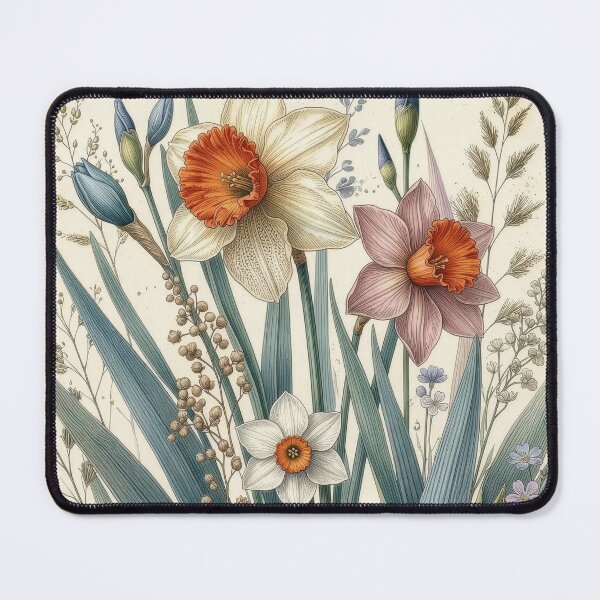 Item preview, Vintage Narcissus Botanical Illustration designed and sold by Rutvain.