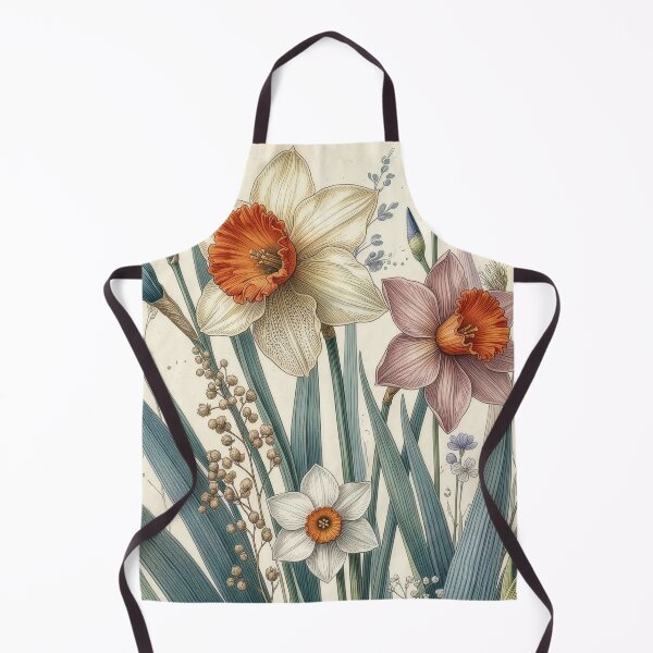 Item preview, Vintage Narcissus Botanical Illustration designed and sold by Rutvain.