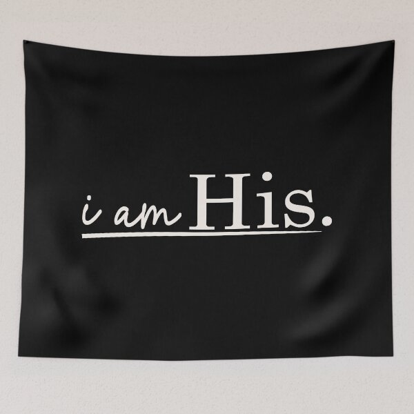 Item preview, I Am His – Simple Christian Identity Faith designed and sold by Verse & Vibes.
