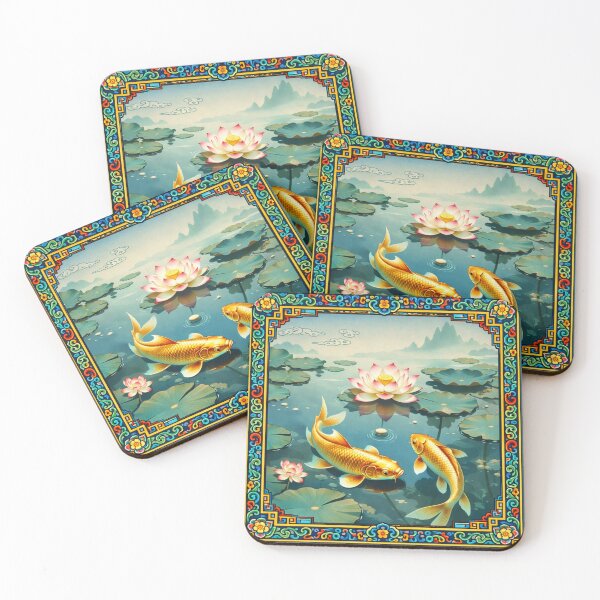 Item preview, Golden carp that brings good fortune designed and sold by luky-toli.