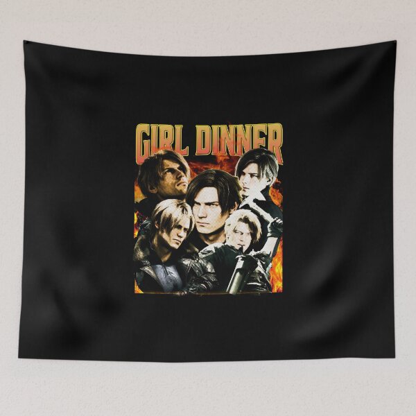 Item preview, Leon Kennedy Girl Dinner Resident Evil Requiem Vintage designed and sold by DeionGoldner.