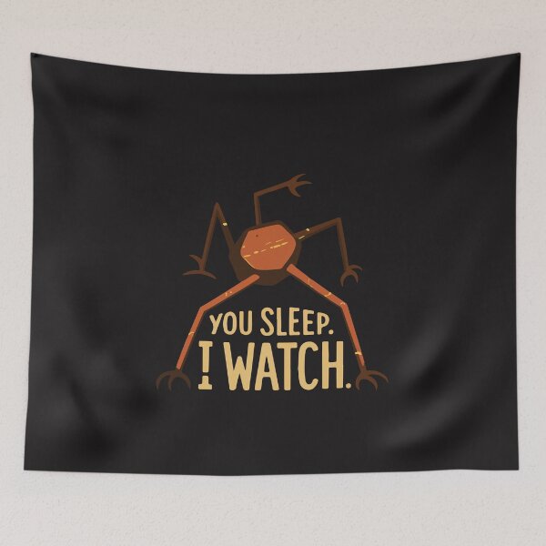 Item preview, You Sleep I Watch Funny Spider Meme Creepy Cute Humor Design designed and sold by kiralynstration.