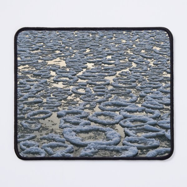 Item preview, Cool Pancake Ice Formations on Calm Lake designed and sold by Georgia Mizuleva.