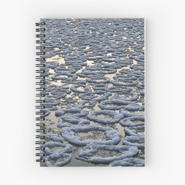 Item preview, Cool Pancake Ice Formations on Calm Lake designed and sold by Georgia Mizuleva.