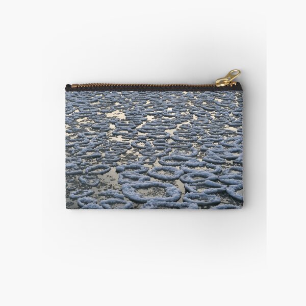 Item preview, Cool Pancake Ice Formations on Calm Lake designed and sold by Georgia Mizuleva.