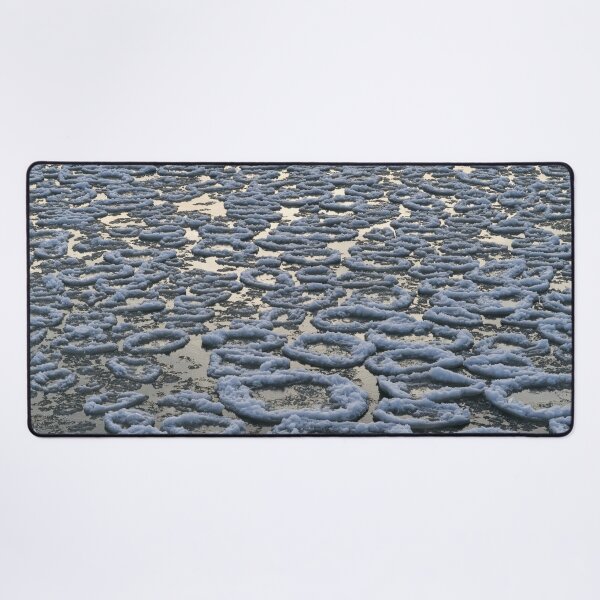 Item preview, Cool Pancake Ice Formations on Calm Lake designed and sold by Georgia Mizuleva.
