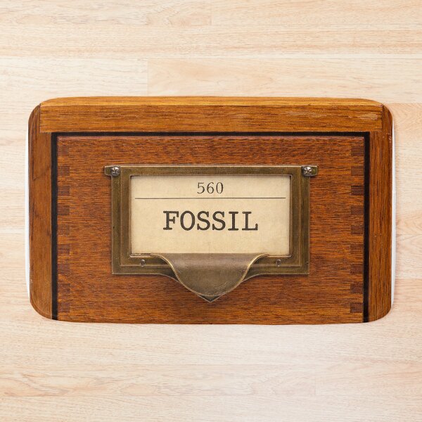 Item preview, Gen X Fossil – Dewey Decimal 560 Library Card Catalog Humor designed and sold by DiamondSkyShirt.