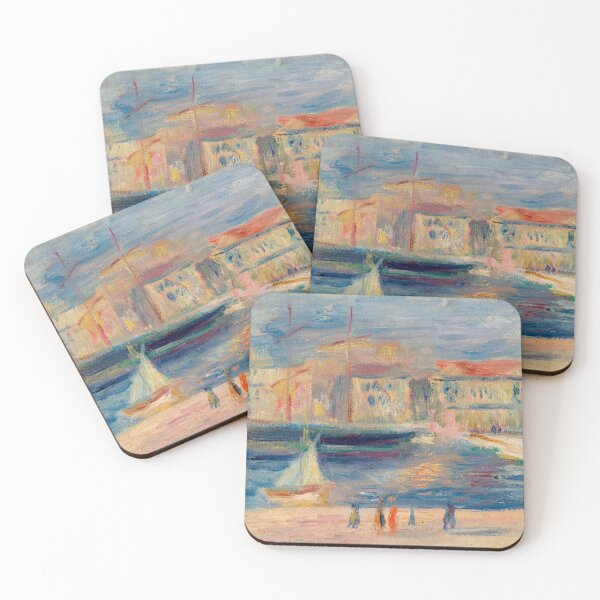 Item preview, Pierre-Auguste Renoir Poster Le Port De Saint Tropez 2: Impressionist Harbor Art designed and sold by artofuniverse.
