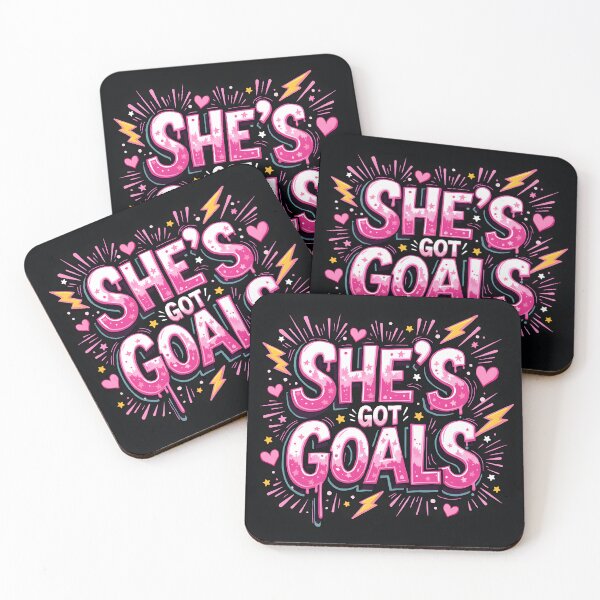 Item preview, She's got goals 2 designed and sold by Creative Line Prints.