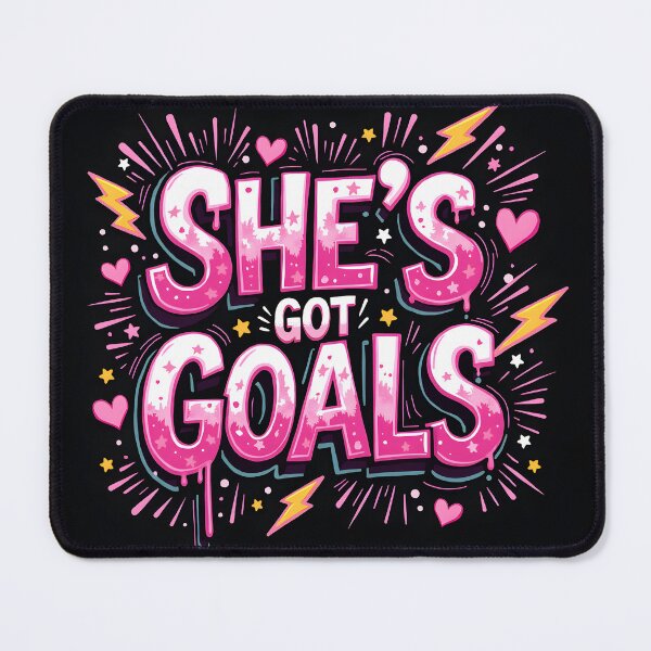 Item preview, She's got goals 2 designed and sold by Creative Line Prints.