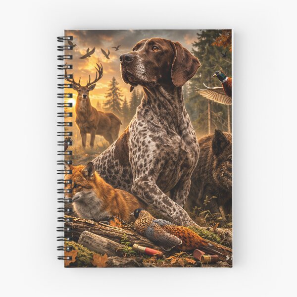 Item preview, Hunting Dog Legend German Shorthaired Pointer Vintage Hunting Art designed and sold by TammyHunterArt.