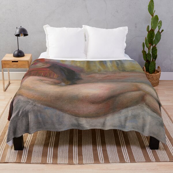 Item preview, Le Repos by Pierre-Auguste Renoir: Sensual Impressionist Nude Poster designed and sold by artofuniverse.