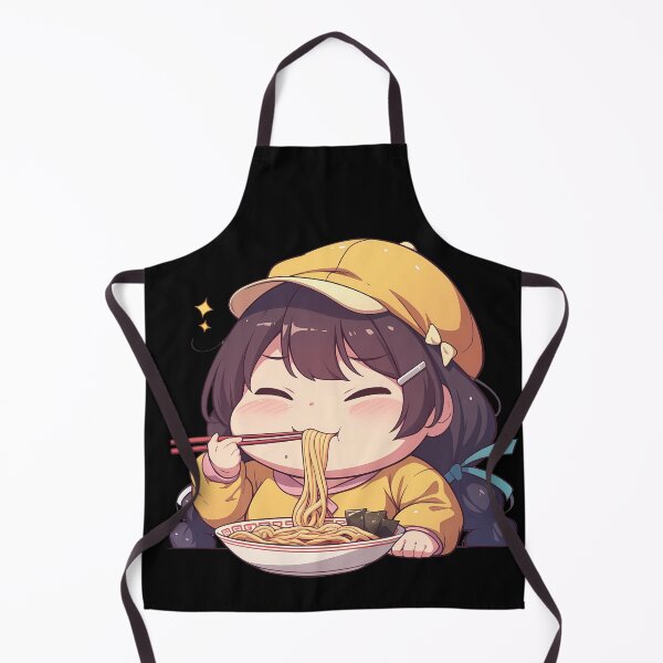 Item preview, Tsubasa Hanekawa Bakemonogatari Kawaii Ramen Chibi Cap designed and sold by mildaclairmo.