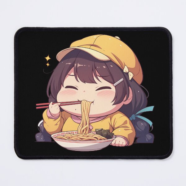 Item preview, Tsubasa Hanekawa Bakemonogatari Kawaii Ramen Chibi Cap designed and sold by mildaclairmo.