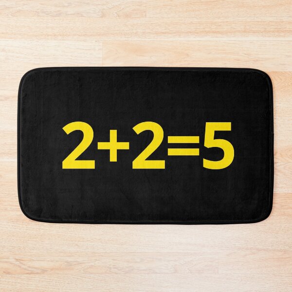Item preview, 2+2=5 – Orwell Inspired Anti-Establishment Statement Tee designed and sold by xam.