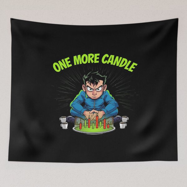 Item preview, One More Candle Funny Trading Cartoon Shirt designed and sold by KapiPrint.