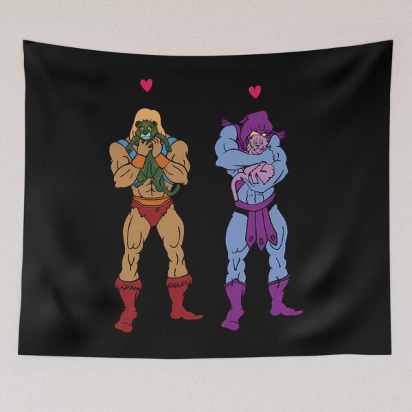 Item preview, He-Man And Skeletor Snuggle Break  designed and sold by KavonGorczany.