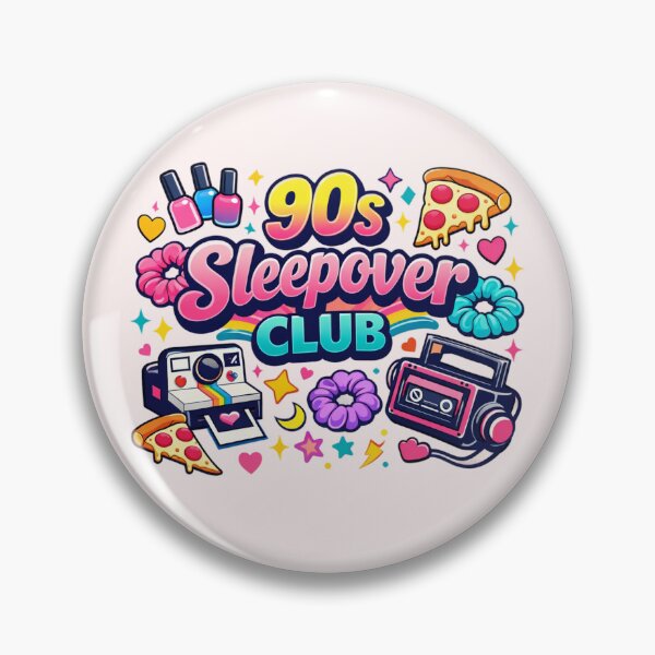 Item preview, 90s Sleepover Club Shirt – Lip Gloss, Scrunchies & Mall Girl Energy | Cute Retro 1990s Girl Nostalgia Tee designed and sold by MEMORY-LN-Tees.