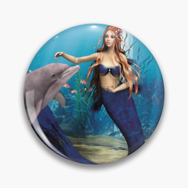 Item preview, Mermaid and Dolphin designed and sold by Vac1.