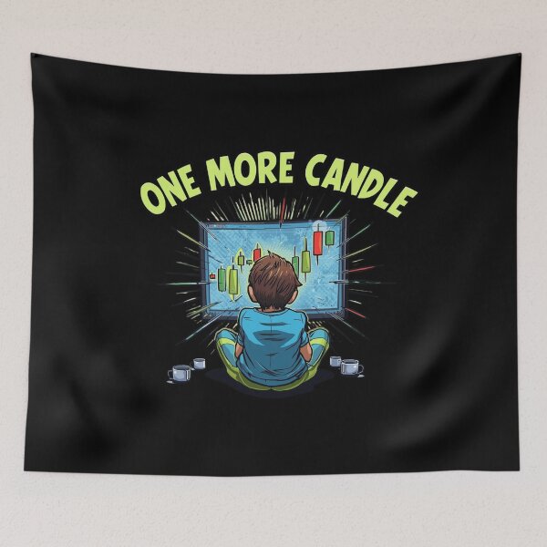 Item preview, One More Candle Funny Trading Cartoon Shirt designed and sold by KapiPrint.