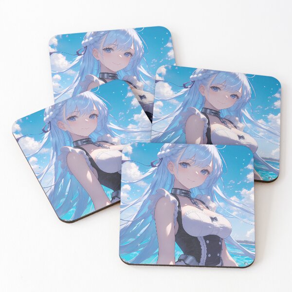 Item preview, Belfast Azur Lane Ocean Breeze Maid Pastel Waifu designed and sold by Tokyonomad.