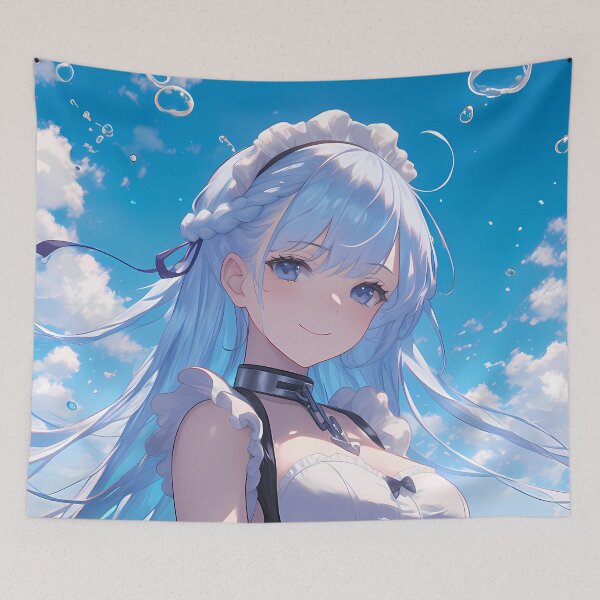 Item preview, Belfast Azur Lane Ocean Breeze Maid Pastel Waifu designed and sold by Tokyonomad.