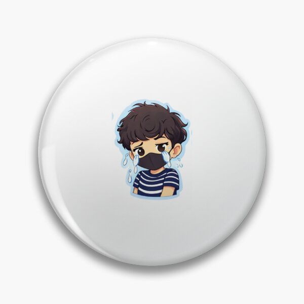 Item preview, Cute boy crying sticker  designed and sold by Uuntshopgp.