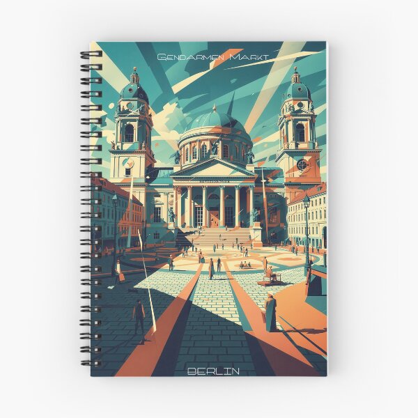 Item preview, Gendarmenmarkt Berlin – Modern Retro Architecture Travel Poster designed and sold by Earth Celebration Designs.
