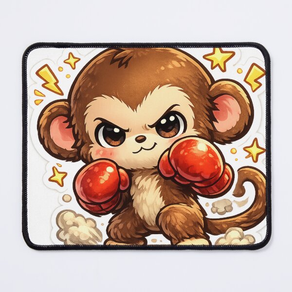 Item preview, Cute punch monkey  designed and sold by DoneAndDusted.