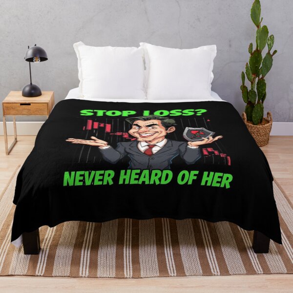 Item preview, Stop Loss Never Heard Of Her Funny Trader Shirt designed and sold by KapiPrint.