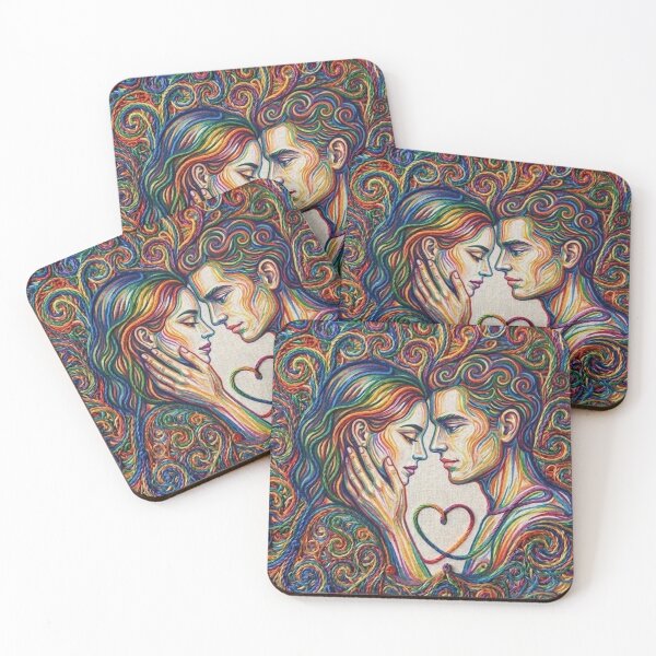Item preview, Infinite Souls: Psychedelic Painted Embroidery designed and sold by ArtisticlyVibes.