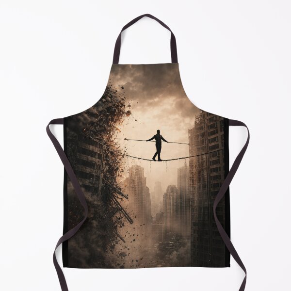 Item preview, Tightrope Walker Between Collapsing Skyscrapers designed and sold by Beaurozier.