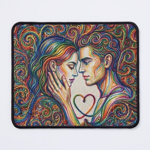 Item preview, Infinite Souls: Psychedelic Painted Embroidery designed and sold by ArtisticlyVibes.