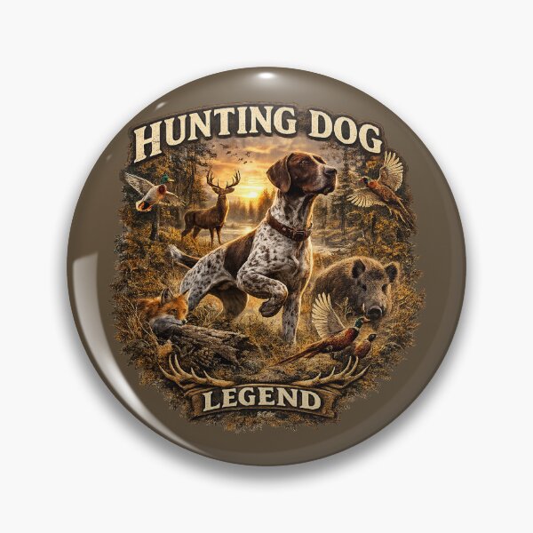 Item preview, German Shorthaired Pointer Hunting Dog Legend – Wildlife Hunter Design designed and sold by TammyHunterArt.