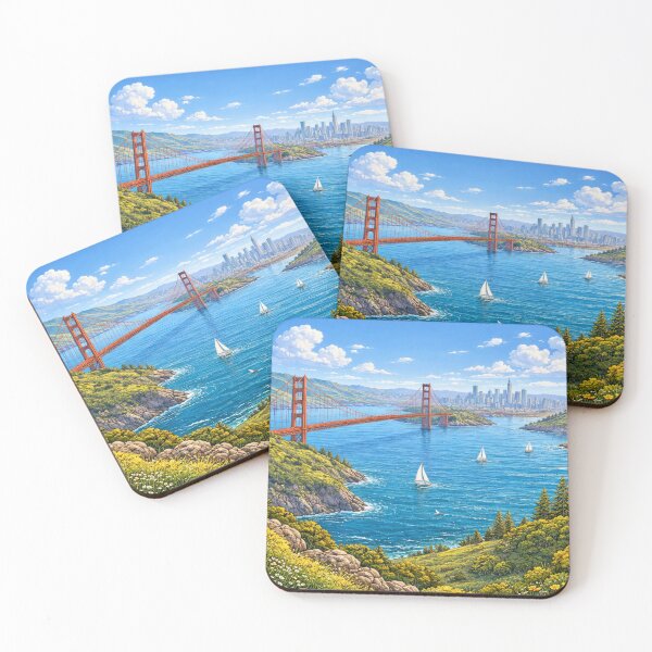 Item preview, San Francisco Bay Area, Golden Gate Bridge designed and sold by Myra365Art.