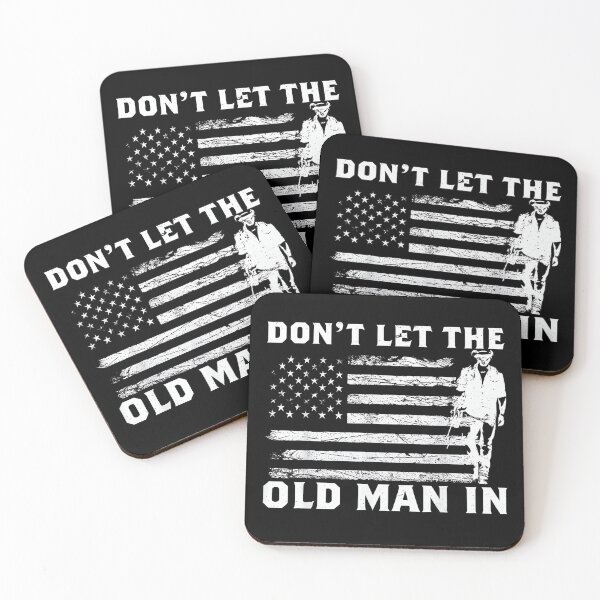 Item preview, Retro Don't Let The Old Man in Cowboy US Flag for Men Women designed and sold by SonnyZDavis.