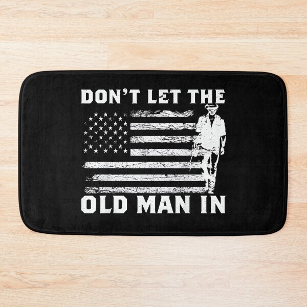 Item preview, Retro Don't Let The Old Man in Cowboy US Flag for Men Women designed and sold by SonnyZDavis.