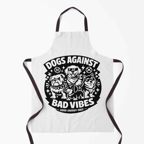 Item preview, Dogs Against Bad Vibes design funny dog lover humor designed and sold by Pawsome Quotes.