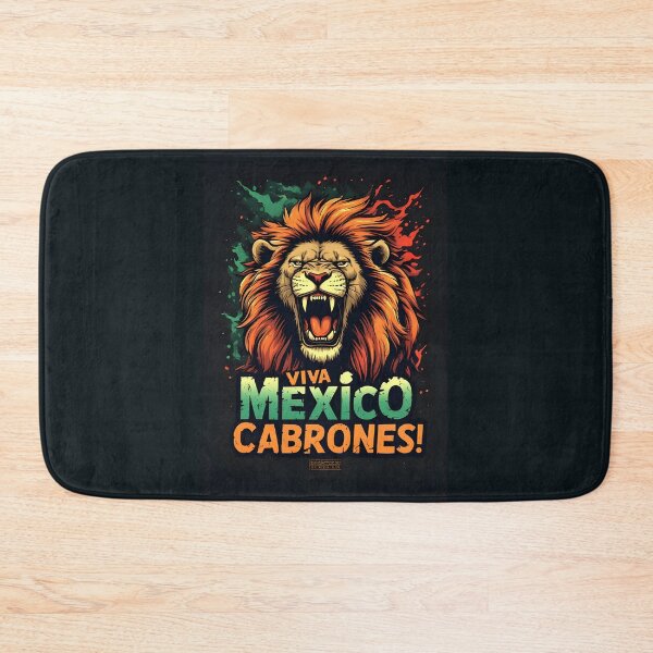 Item preview, Viva Mexico Cabrones – Lion Heart Mexican Pride Design designed and sold by owi-art.