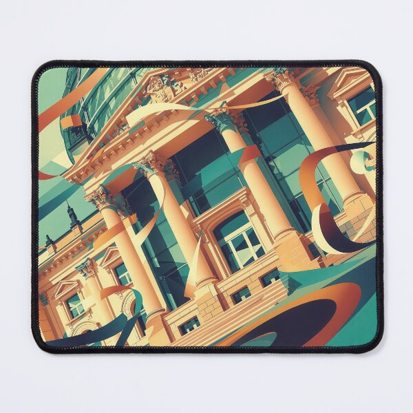 Item preview, Reichstag Building Berlin – Modern Retro Architecture Travel Poster designed and sold by Earth Celebration Designs.