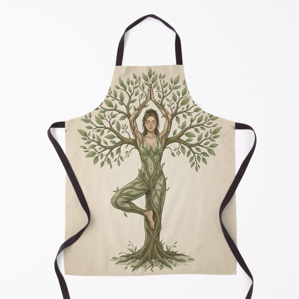 Item preview, Tree of Life Yoga – Harmony with Nature Illustration designed and sold by myforestfog.