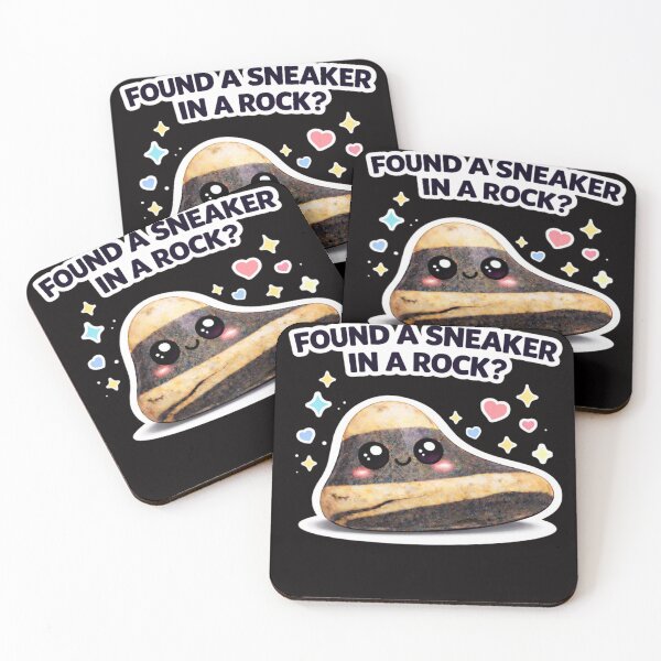 Item preview, Rock Shoe Meme Sticker – Funny Stone Sneaker designed and sold by tokyoboyart.