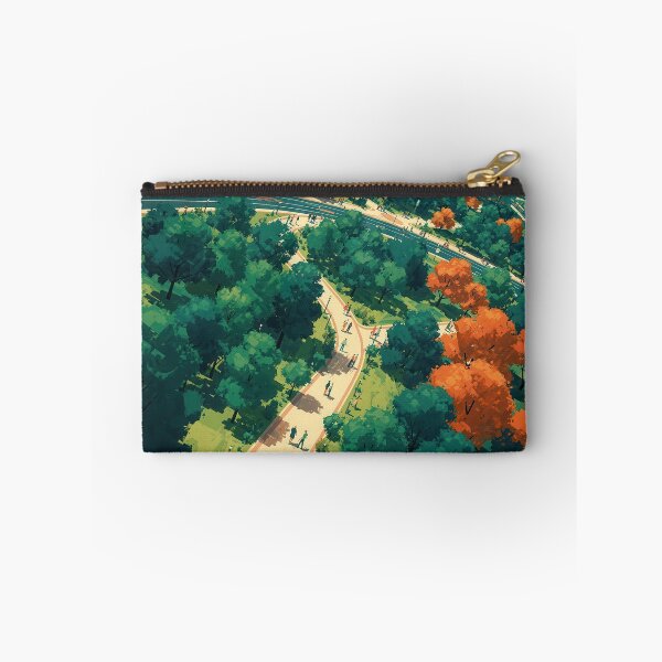 Item preview, Tiergarten Berlin – Modern Retro Park Landscape Travel Poster designed and sold by Earth Celebration Designs.