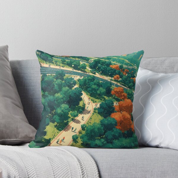 Item preview, Tiergarten Berlin – Modern Retro Park Landscape Travel Poster designed and sold by Earth Celebration Designs.
