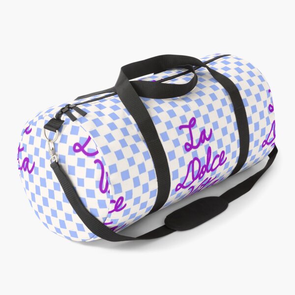 Item preview, La Dolce Vita Sweet Life Italian Quote Blue Checkered Minimalist designed and sold by MaiZephyr.