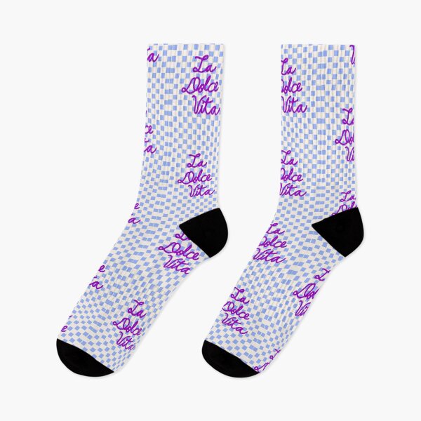 Item preview, La Dolce Vita Sweet Life Italian Quote Blue Checkered Minimalist designed and sold by MaiZephyr.