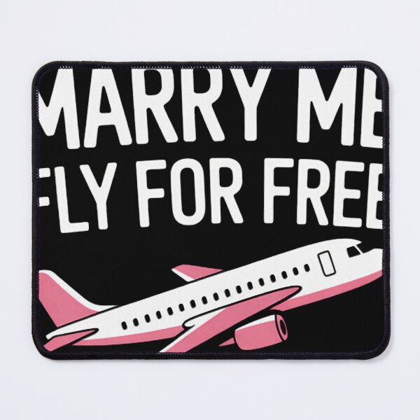 Item preview, Marry Me Fly For Free Flight Attendant Stewardess Cabin Crew designed and sold by KavonGorczany.